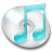 iTunes - White Icon 48x48 png